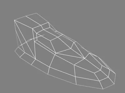 HoverCraft1 shoe with eagle 3D model