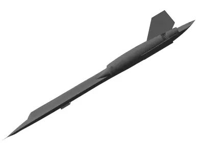 Lockheed SR-71A Blackbird 3D model purchase
