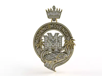 Car Hip-hop Pendant 3D print model