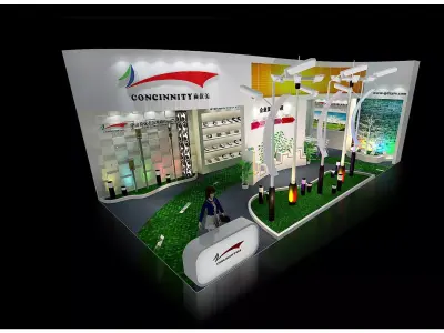 Exhibition - Area -6X12-3DMAX2009-018 3D model