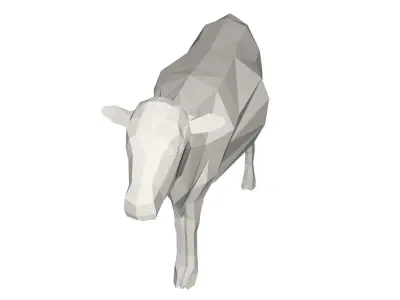 Cow animal Low-poly 3D model