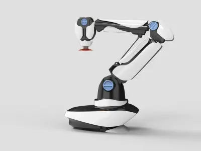 Factory Robot Arm 3D model