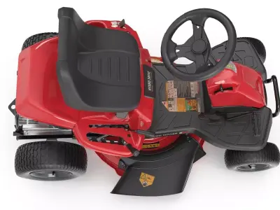Lawn Mower Low-poly 3D model get