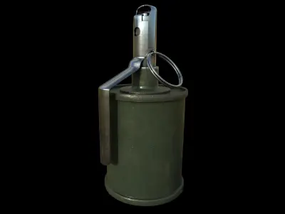 Grenade Pack Low-poly 3D model buy