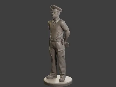 Male Slovac Traffic Police STP 001 3D print model