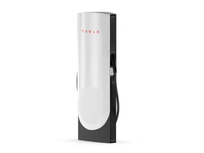 Tesla Charger Station V4 3D model