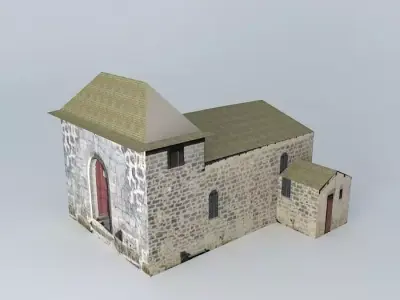 Saint Sulpice Church Free 3D model
