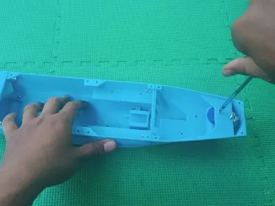cargo ship miniature for RC 3D print model