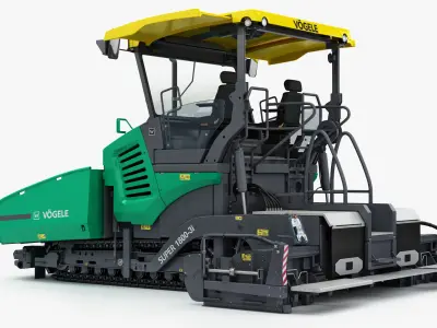 Asphalt  Paver Vogele Super 1800-3i 3D model