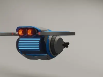 Security Drone 3D model