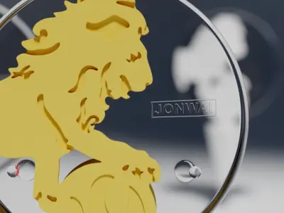 Sample Random Token Design 3D model