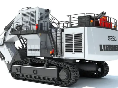 Liebherr Mining Excavator 3D model