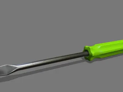 screwdriver Low-poly 3D model 40