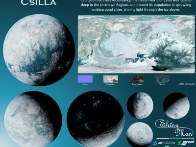 Csilla - 4k Star Wars Planet Texture Free 3D model