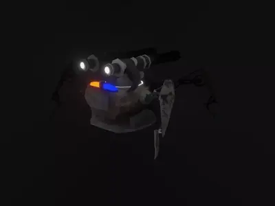 Cyber spider 3D model