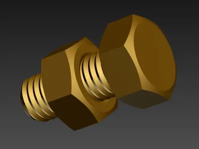 QM Nut Scripted Geometry Plugin 3D model