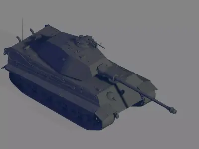 Tiger II P 3D model