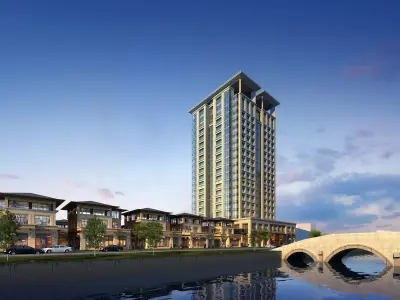 3Dmax fashion city commercial square building 349 3D model