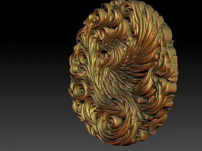 3 phoenix CNC Relief Model 3D print model