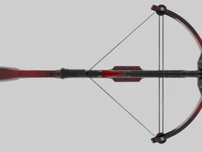 Ballesta Militar Military Crossbow 3D model