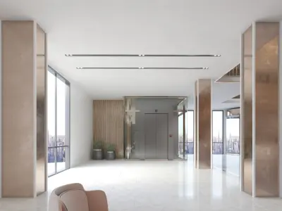  Luxury Hotel Lobby Interior 