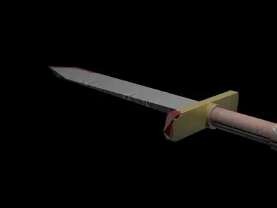 Sword Low Poly Free low-poly 3D model