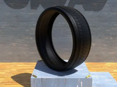 ORTAS TIRE NO 16 GAME READY Low-poly 3D model