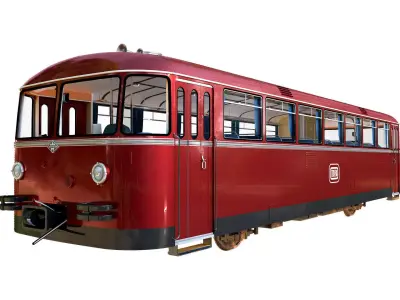 Schienenbus Uerdingen VT 95 Railbus 3D model
