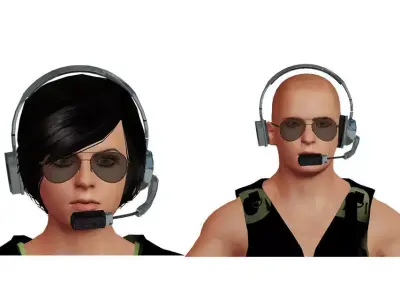 Couple Pack-1 Low-poly 3D model