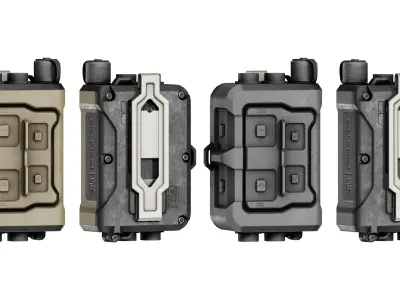 3M PELTOR COMTAC VII Low-poly 3D model