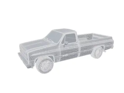 Classic Die-Cast Vintage Coupe Chevck Car 3D model