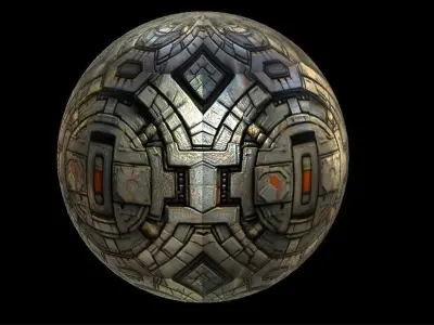 PBR Sci-Fi Seamless Realistic Material SBSAR 4k Texture 04 Texture