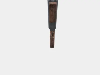dubble barrel shotgun 3D model