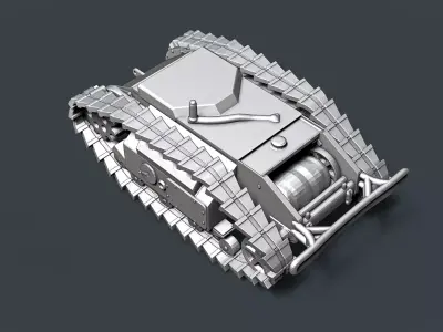 Goliath Tracked Mine RoZ 3D print model