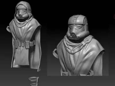 Commander Faie One12 Scale Figure Custom 3D Files 3D print model