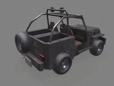 Jeep 3D Model Low-poly 3D model by omerok