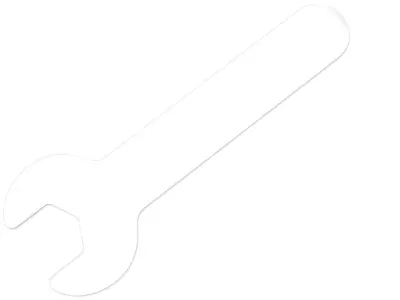 Mini Flat Wrench 3D model purchase