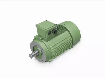 132M B14a IEC electric motor - 3D CAD model 3D model