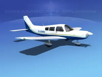 Piper PA-28 V09 3D model