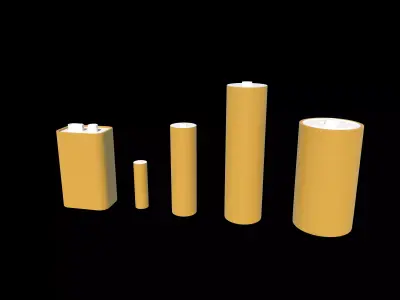 Battery 3D model