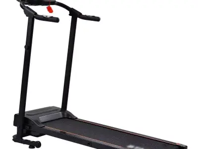 Electric Treadmill Modern Gym Equipment Low-poly 3D model