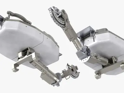 Aerospace Foot Restraint Platform 3D model