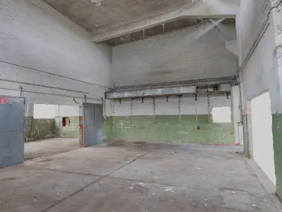 abandoned factory rooms 3D model