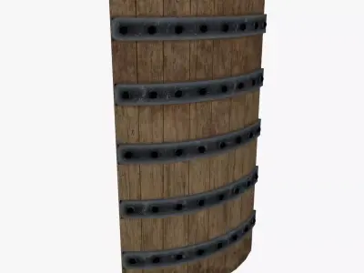 Medieval Shield V03 Low-poly 3D model