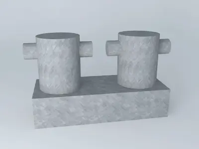 ARGONAUTIX marine details bollard 3D model