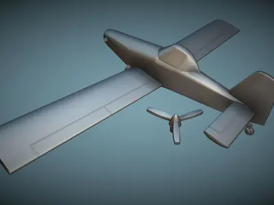 Air Tractor AT-402B - 3D Printable Model 3D print model