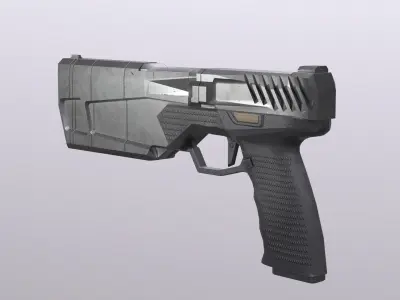 Maxim 9 Silenced  Low-poly 3D model