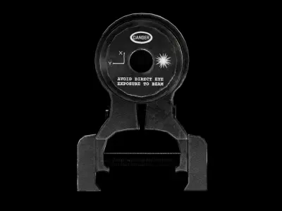 AAA JG8 Laser Sight Game Ready PBR Low-poly 3D model