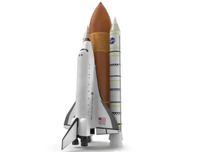 Space Shuttle 3D model 4
