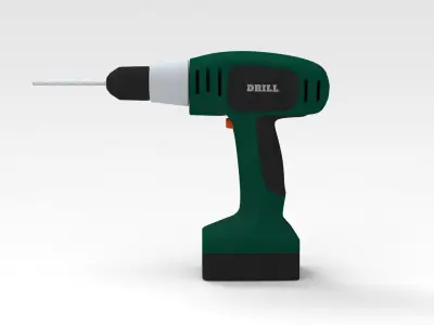 Driller electric drill 3D model